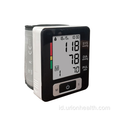 Peralatan pengujian darah digital monitor tekanan darah pergelangan tangan